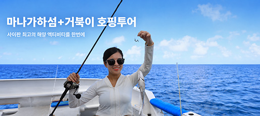 마나가하섬+거북이호핑투어