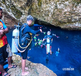 트래블러버님의 그루토 스노클링+바베큐 리얼 후기 
