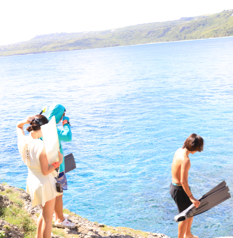 사이판 그로토 프리다이빙