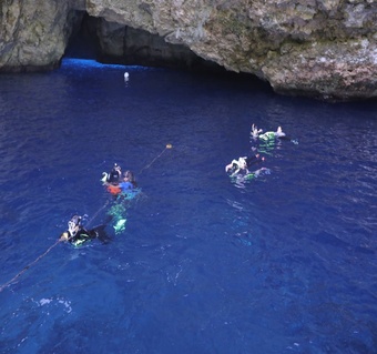 사이판그루토 스노클링 바베큐 투어 천연 수영장 경험